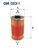 Фильтр масляный OPEL 3 (E36)/5 (E34)/OMEGA B -98 2.5TD FILTRON OM 523/1 (фото 1)