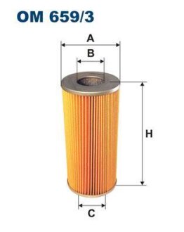 Фільтр масляний FILTRON OM 659/3