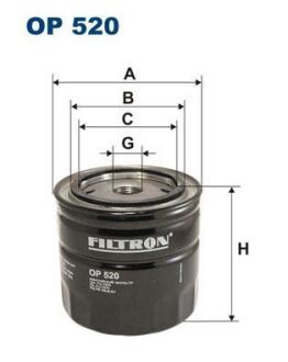 Фільтр масляний ВАЗ 2101-07 2121-21213 21214 2129 2131 (високий 95мм) /WL7067 FILTRON OP 520