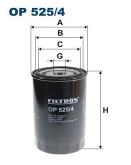 Фильтр масляный VAG A4/A6/PASSAT -97 1.9 DIESEL FILTRON OP 525/4