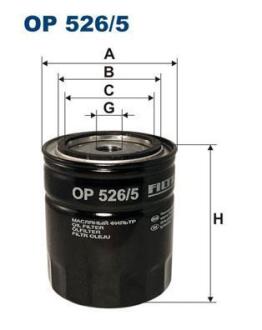 Фiльтр масляний FILTRON OP 526/5