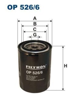 Фильтр масляный VAG A4/A6/PASSAT -05 1.8 FILTRON OP 526/6