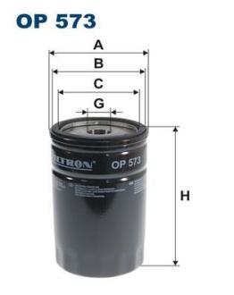 Фильтр масляный MB W201/W124 -93 1.8-2.6 FILTRON OP 573