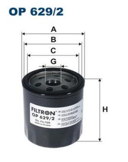 Фiльтр масляний FILTRON OP 629/2
