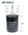 Масляный фильтр RENAULT CLIO I, ESPACE II, RAPID 1.9D/2.1D 01.91-09.98 FILTRON OP 643/1 (фото 1)