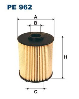 Фильтр топливный MB C(W202)/CLK(C209)/E(W210)/M(W163)/S(W220) -05 CDI FILTRON PE 962