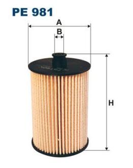 Паливний фільтр VOLVO S60 I, S80 I, S80 II, V70 II, XC70 I, XC70 II, XC90 I 2.4D 01.01-04.16 FILTRON PE 981