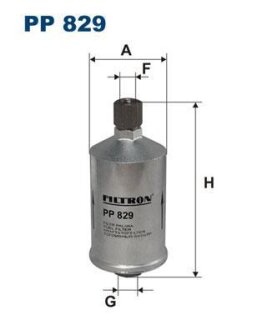 Фильтр топливный в сборе FILTRON PP 829