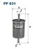 Фильтр топливный PSA AX/BX/CX/ZX/106/205/306 90- FILTRON PP 831 (фото 1)