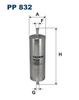 Фильтр топливный BMW E30/E36 -98 M40/M42/M43 FILTRON PP 832