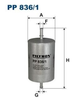 Фiльтр паливний FILTRON PP 836/1