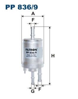 Фильтр топливный VAG ALHAMBRA/SHARAN FILTRON PP 836/9