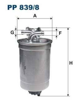 Фільтр палива FILTRON PP 839/8