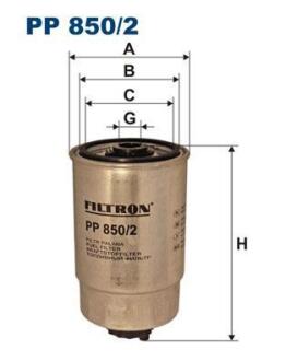 Фiльтр паливний FILTRON PP 850/2