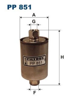 Фильтр топливный ВАЗ 2108-21099/NIVA FILTRON PP 851