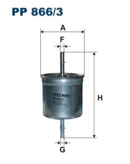 Фильтр топливный VOLVO S60/S80/V70/XC70 II 98- FILTRON PP 866/3