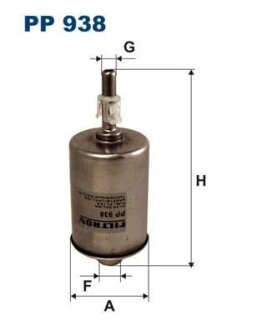 Фильтр топливный FILTRON PP 938