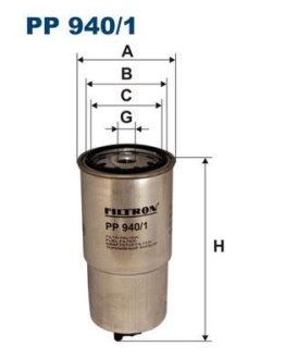 Топливный фильтр FILTRON PP 940/1