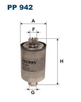 Фільтр палива FILTRON PP 942