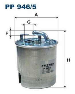 Фільтр палива FILTRON PP 946/5