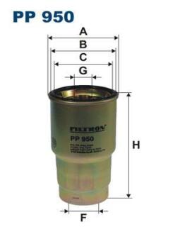 Фiльтр паливний FILTRON PP 950