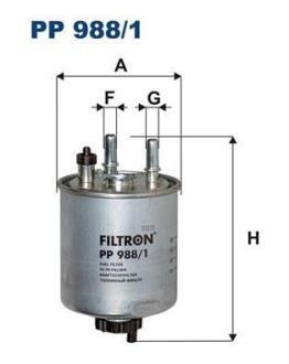 Фiльтр паливний FILTRON PP 988/1