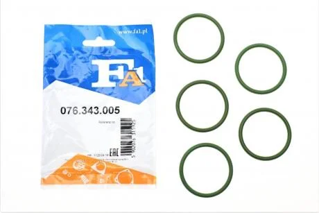 Уплотнительное кольцо/FPM 44,30 x 52,30 x 4,00 green Fischer Automotive One (FA1) 076.343.005