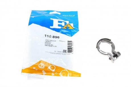 Хомут глушителя, VW T-5, 2.5 TDI, 2003> / Caddy III, 2.0 SDI, 2004> Fischer Automotive One (FA1) 115-896