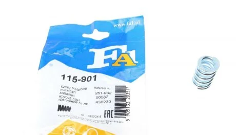 Пружина кріплення труби вихлопної Fischer Automotive One (FA1) 115-901