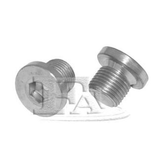 (M14X20X2) Різьбова пробка масляного піддона CITROEN C4, C4 GRAND PICASSO I, C4 I, C4 PICASSO I, C5 I, C5 II, C5 III, C8, JUMPY FORD KUGA I, MONDEO IV PEUGEOT 307, 307 CC, 307 SW, 308, 308 CC 2.0D/2.2D 02.00- Fischer Automotive One (FA1) 257.819.001