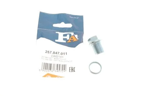 Болт зливу оливи + шайба Subaru Forester/Impreza/Legacy/Outback 08- (M16x1.5x17) Fischer Automotive One (FA1) 257.847.011