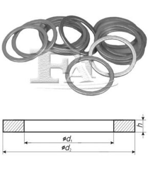 FISCHER Шайба алюминиевая 10*14*1мм (802.760) Fischer Automotive One (FA1) 453.310.100 (фото 1)