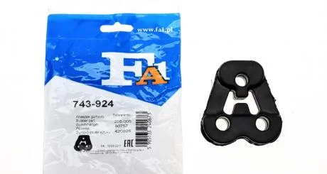 Кронштейн кріплення глушника Mitsubishi Colt 1.5 06- Fischer Automotive One (FA1) 743-924