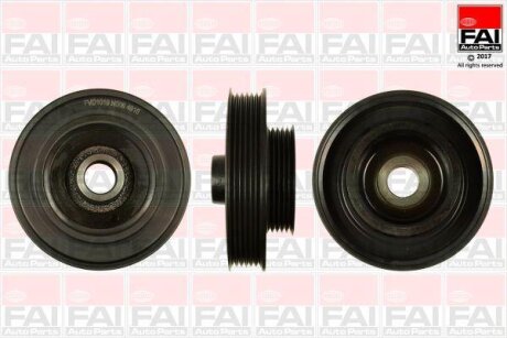 FAI FORD шків колінвала Focus,Fusion, 1.25/1.6 Fischer Automotive One (FA1) FVD1019