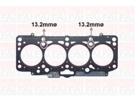 FAI VW прокладка головки блоку VW CADDY II 1.9TDI, GOLF IV 1.9 97-05, POLO III 68 1.9 99-02, SKODA OCTAVIA I 1.9 TDI 96-10, SEAT TOLEDO II 1.9 TDI 99-04, AUDI A3 (8L1) 1.9 TDI 96-01 Fischer Automotive One (FA1) HG1013