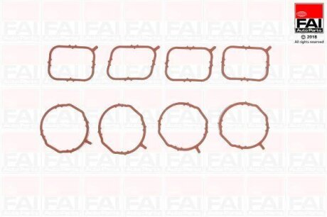 FAI AUDI К-кт прокладок впуск колектора A1 Sportback 1.6 TDI 11-15, A3 Sportback (8PA) 1.6 TDI 09-13, VW CADDY III 1.6 TDI 10-15, SEAT TOLEDO IV (KG3) 1.6 TDI 13-15, SKODA FABIA II Combi (545) 1.6 TDI 10-14 Fischer Automotive One (FA1) IM1662K