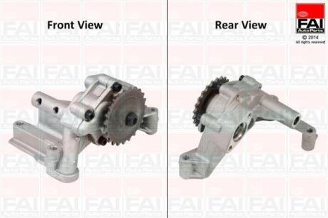 FAI VW помпа мастила Audi A3,Skoda Octavia II,SuperB II,Caddy III,Golf V,VI,Passat,Touran 1.9/2.0TDI Fischer Automotive One (FA1) OP310