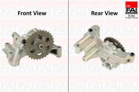 FAI AUDI помпа мастила A3 (8L1) 1.9 TDI 00-03, A4 B6 1.9 TDI 01-04, A6 C5 (4B2) 1.9 TDI 01-05, FORD GALAXY I 1.9 TDI 03-06, SEAT TOLEDO II (1M2) 1.9 TDI 03-06, SKODA OCTAVIA I Combi 1.9 TDI 02-04, VW BORA Variant 1.9 TDI 00-05 Fischer Automotive One (FA1) OP328