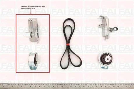 Комплект ременя ГРМ Fischer Automotive One (FA1) TBK385