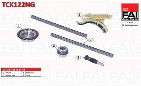 Комплект ланцюга приводу розподільного вала Fischer Automotive One (FA1) TCK122NG