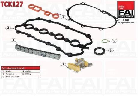 FAI VW к-кт цепи ГРМ Audi A1/3/4/6,Golf V,VI,Passat,Skoda Octavia II 2.0FSI Fischer Automotive One (FA1) TCK127