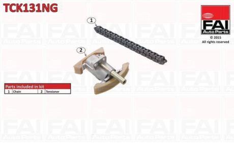 FAI VW К-кт ГРМ цепи (натяжитель+цепь) Audi A4/6,Passat 2.0 01- Fischer Automotive One (FA1) TCK131NG