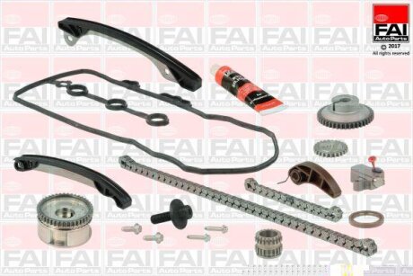 Комплект ланцюгів привода Fischer Automotive One (FA1) TCK249VVT