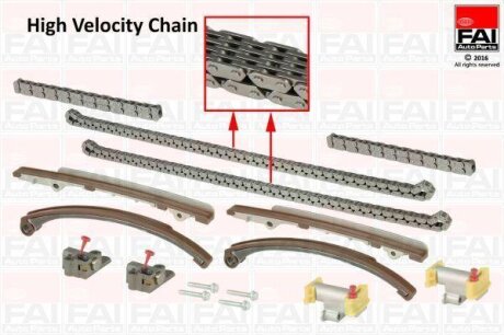 Комплект ланцюгів привода Fischer Automotive One (FA1) TCK89L