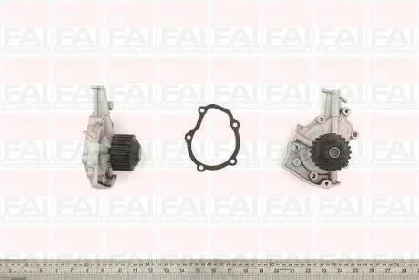 FAI CHEVROLET Помпа воды Aveo,Kalos,Matiz,SPARK DAEWOO MATIZ, Fischer Automotive One (FA1) WP6224