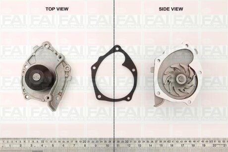 FAI RENAULT Помпа воды Laguna,Trafic II 1.9dCi 01-,Mitsubishi Carisma,Opel Vivaro Fischer Automotive One (FA1) WP6327