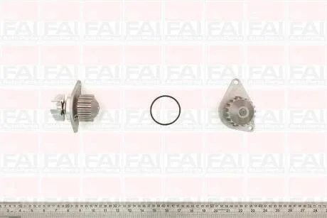 Водяна помпа PSA Citroen C2/C3/Berlingo 1,1-1,4 07.96- Peugeot 106/206/1007/Partner Fischer Automotive One (FA1) WP6344