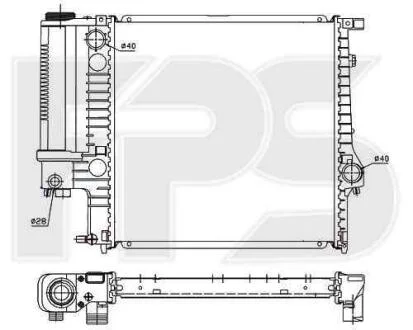 Радіатор охолоджування FPS 14 A867