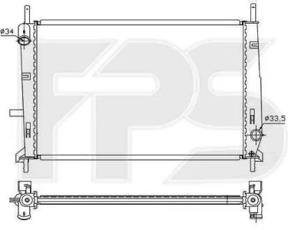 Радіатор охолоджування FPS 28 A162