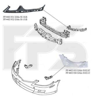 Кріплення бампера FPS 4403 934